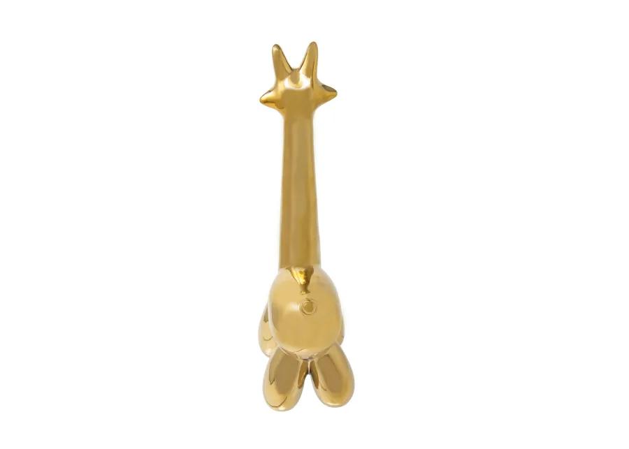 Gold Giraffe Balloon Animal