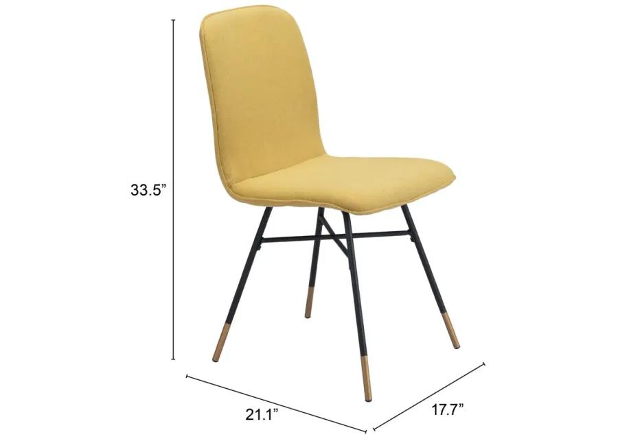 Var Dining Chair (Set of 2) Yellow