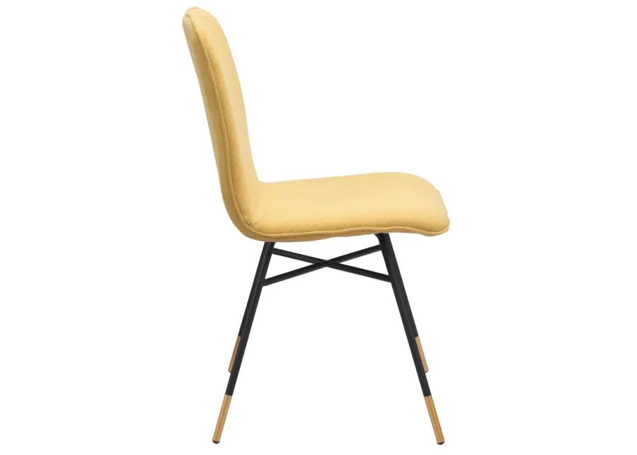 Var Dining Chair (Set of 2) Yellow