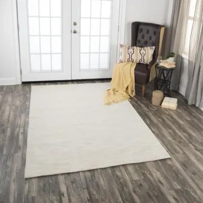 Fifth Avenue Beige Solid Wool 10' x 13' Rectangle Rug