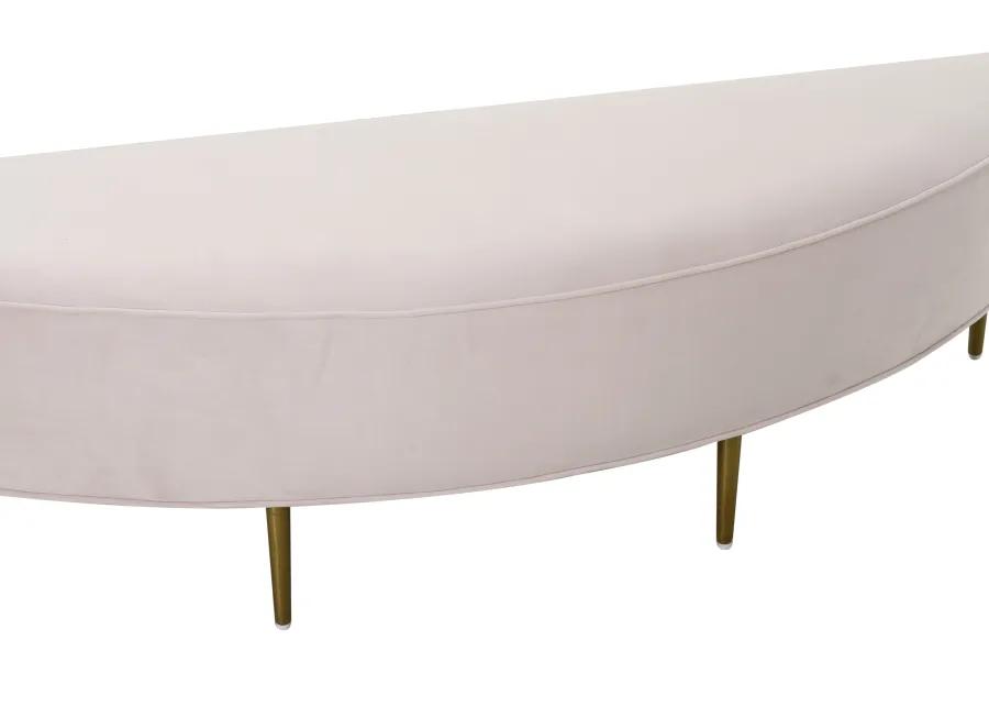 Bianca Blush Velvet Full Bench