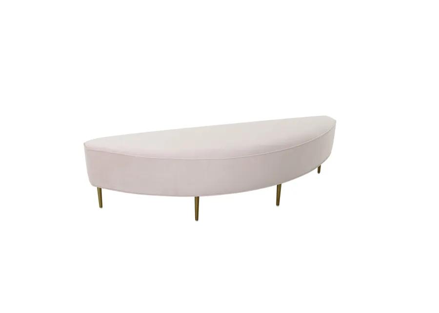 Bianca Blush Velvet Full Bench