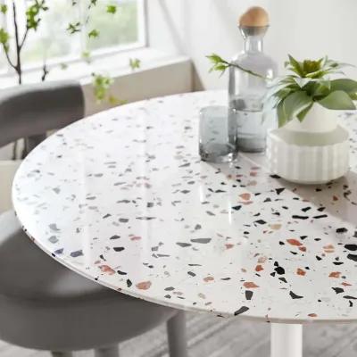 Lippa 40" Round Terrazzo Dining Table