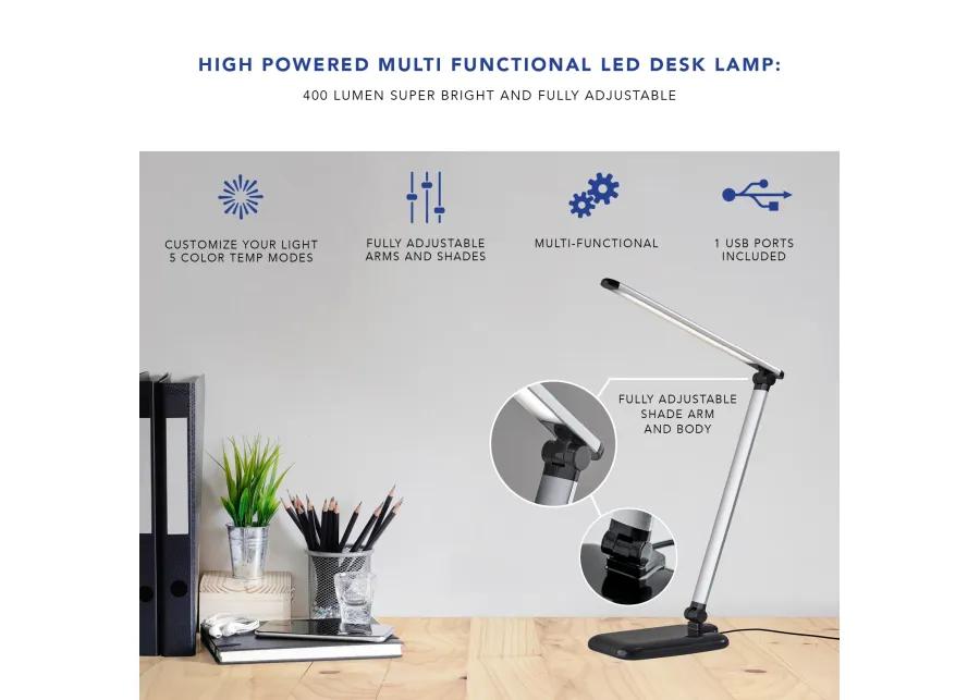 Lennox LED Multi-Function Desk Lamp