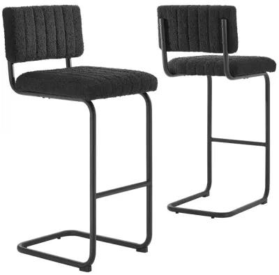 Parity Boucle Bar Stools - Set of 2