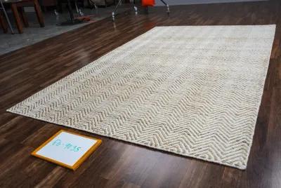 Ellington Natural  chevron  Jute / Wool  3' x 5' Rectangle Rug