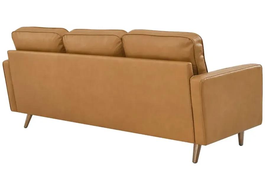 Valour 78" Leather Apartment Sectional