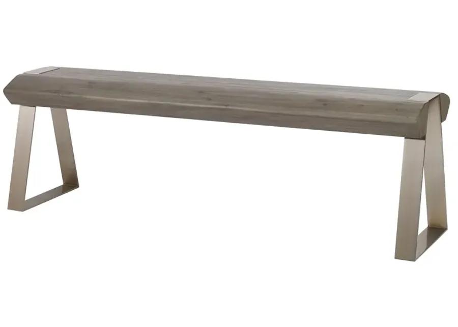 Acai Light Gray Bench