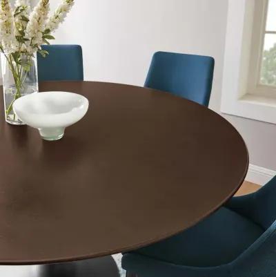 Lippa 60" Round Wood Grain Dining Table