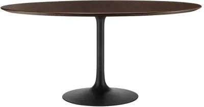 Lippa 60" Round Wood Grain Dining Table