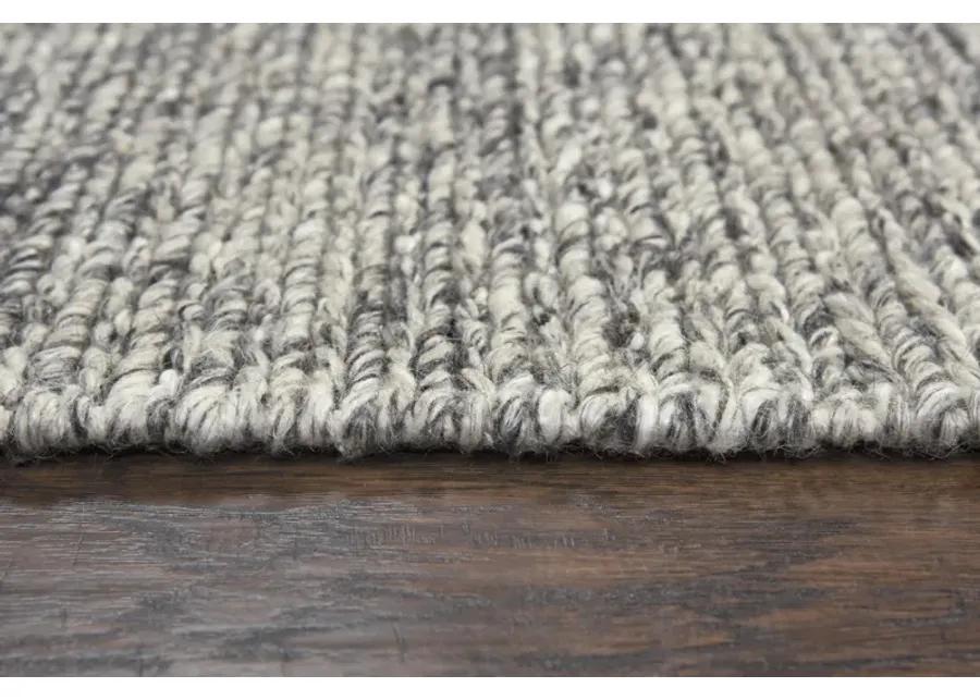 Ewe Complete me Brown Woven Wool/Polyester 8' x 10' Rectangle Rug