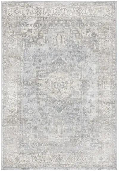 Brentwood 851 Grey / Beige 10' X 13' Large Rectangle Powerloomed Rug