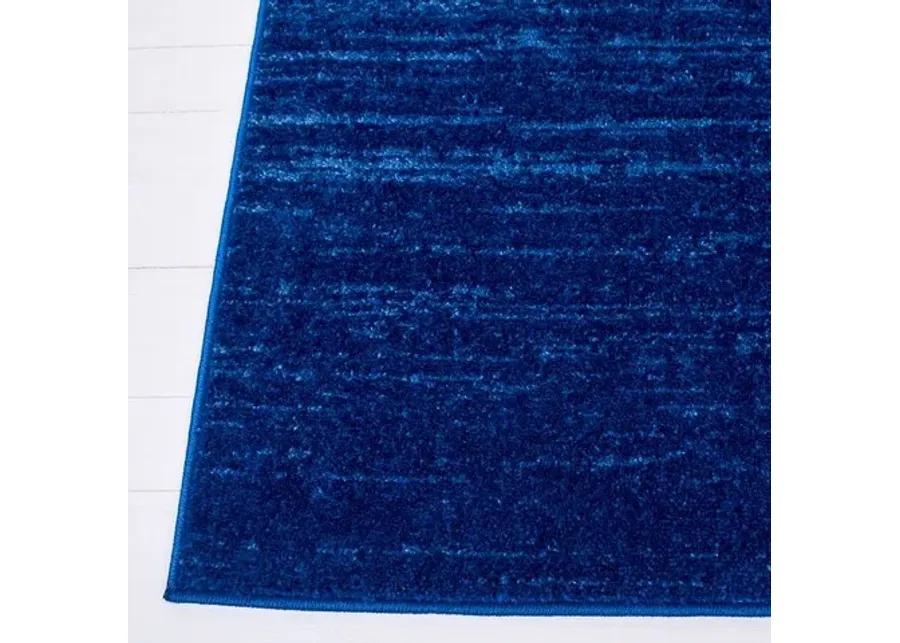 Adirondack Contemporary Light Blue / Dark Blue 2'-6" X 6' Powerloomed Rug