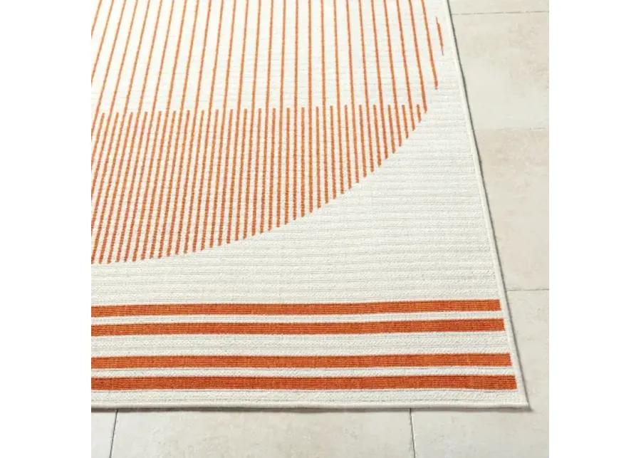 Alfresco ALF-9690 3'7" x 5'7" Machine Woven Rug