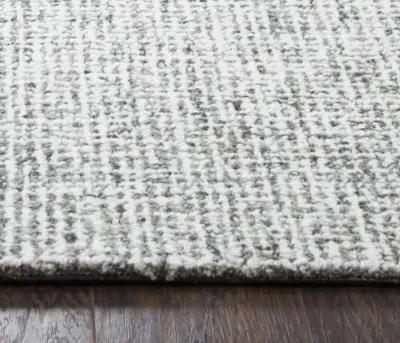 Brindleton Gray Tweed Wool 2'6" x 8' Runner Rug