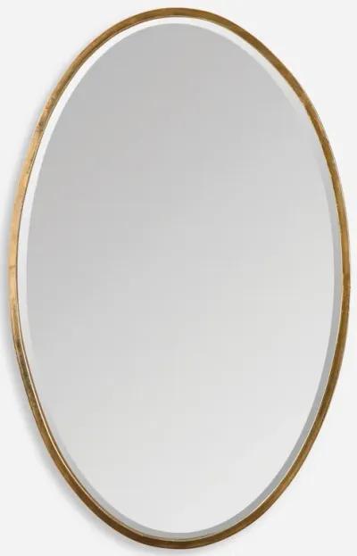 Herleva Gold Oval Mirror