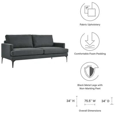 Evermore Upholstered Fabric Sofa