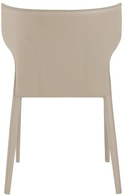 Divinia Stacking Side Chair in Light Gray