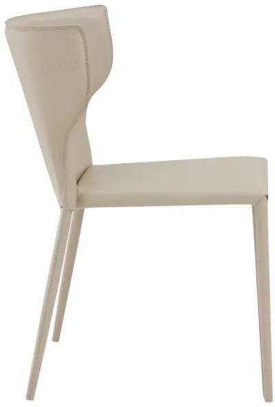 Divinia Stacking Side Chair in Light Gray