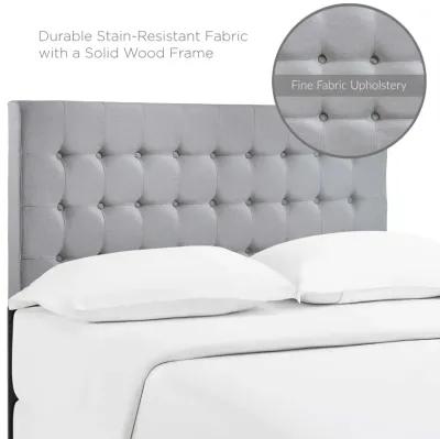 Tinble Queen Upholstered Fabric Headboard