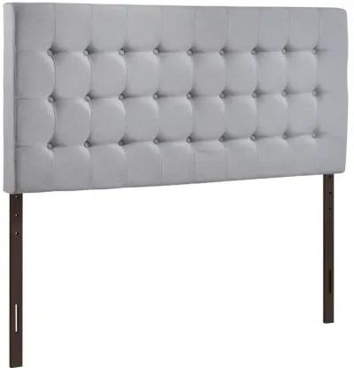 Tinble Queen Upholstered Fabric Headboard