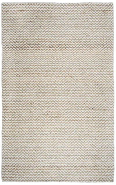 Ellington Natural  chevron  Jute / Wool  8' x 10' Rectangle Rug