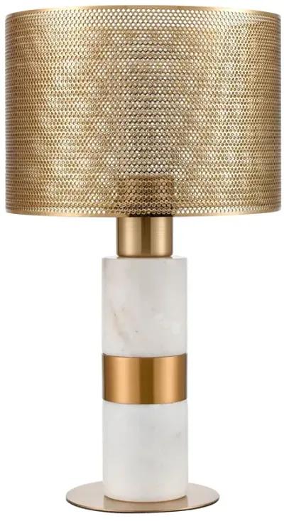 Sureshot 15" High 1-Light Table Lamp - Aged Brass