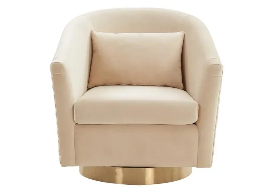 Clara Quilted Swivel Tub Chair