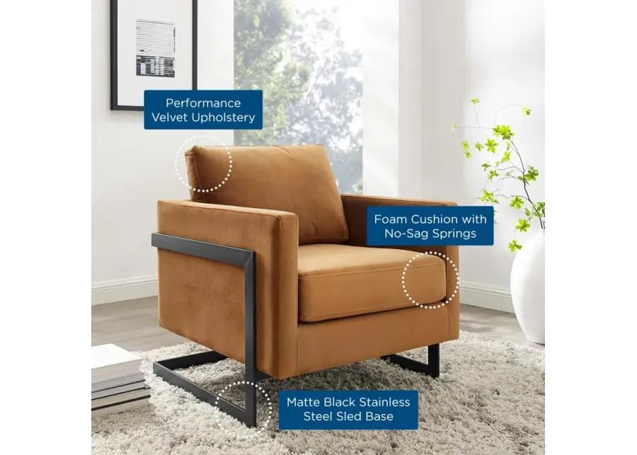 Posse Performance Velvet Accent Chair