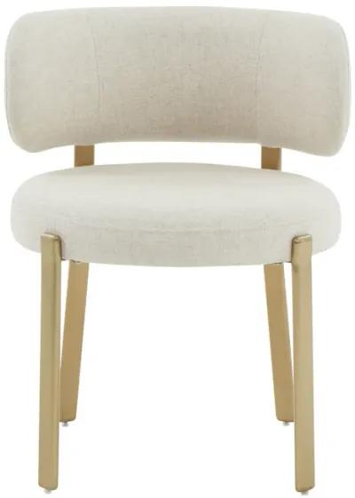 Margaret Cream Linen Dining Chair