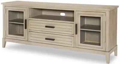 Edgewater Soft Sand Entertainment Console Wood Finish