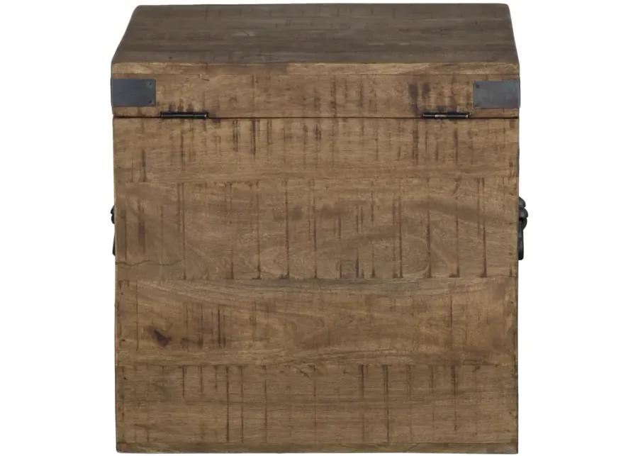 Livingston 18 inch Square Trunk by Kosas Home