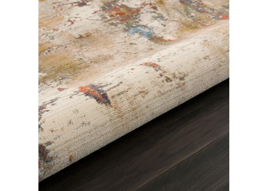 Hana Distressed Modern Abstract Area Rug 5' x 8'