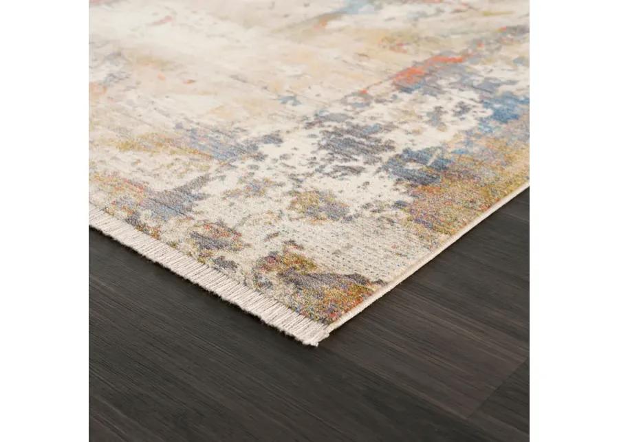 Hana Distressed Modern Abstract Area Rug 5' x 8'