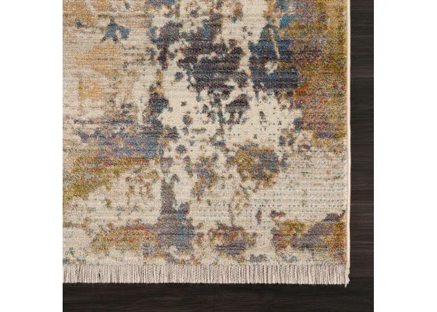 Hana Distressed Modern Abstract Area Rug 5' x 8'