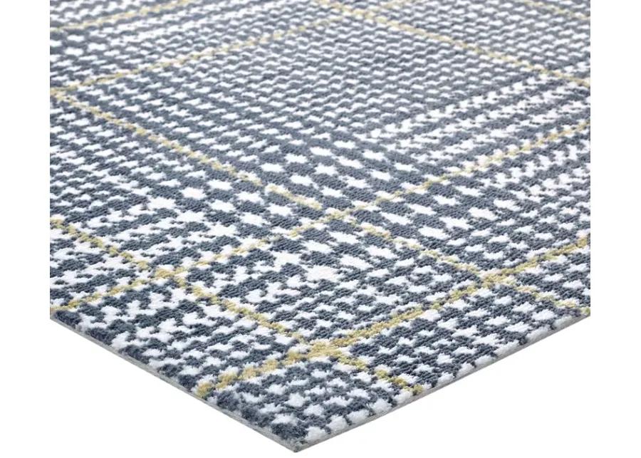 Kaja Abstract Plaid 8x10 Area Rug