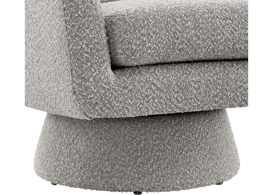 Astral Boucle Fabric Swivel Chairg