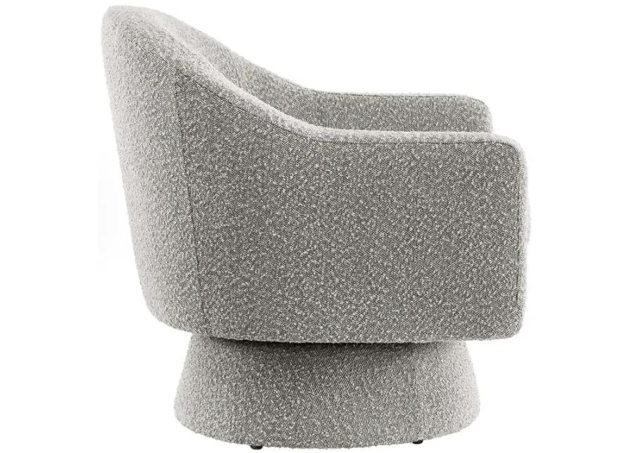 Astral Boucle Fabric Swivel Chairg