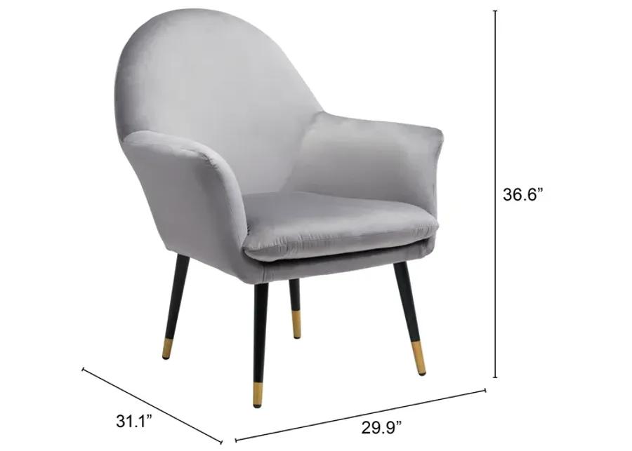 Alexandria Accent Chair Gray