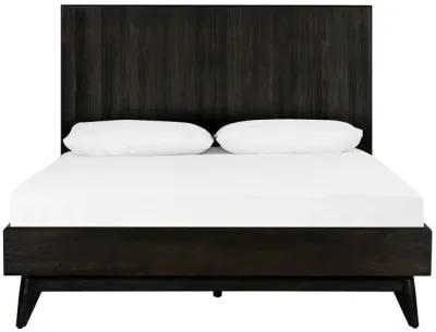 Baly Acacia Mid-Century Platform Queen Bed