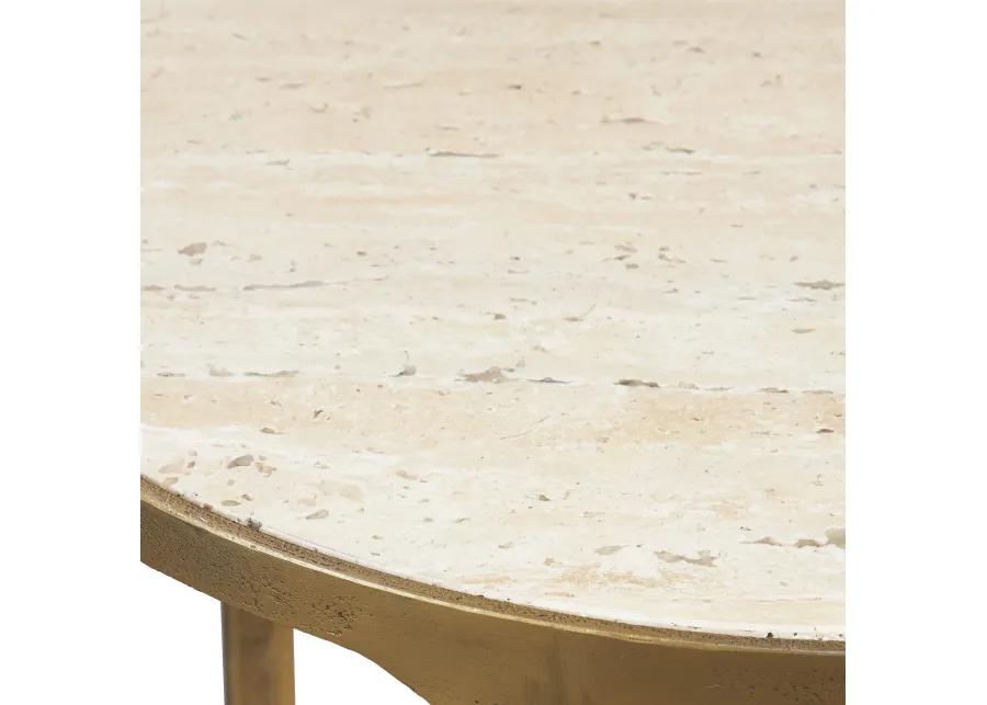 Clench Brass Side Table