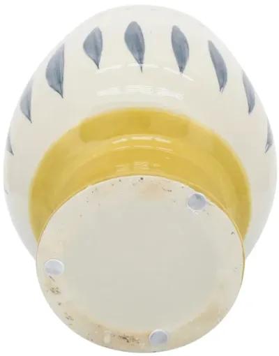 Ceramic, 6"d Face Vase, Multi