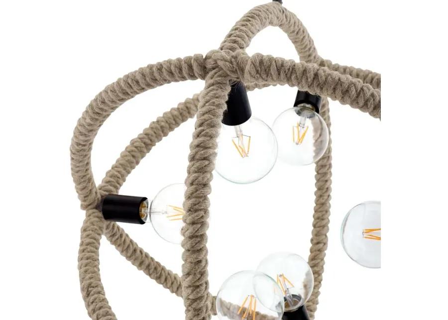 Transpose Rope Pendant Chandelier