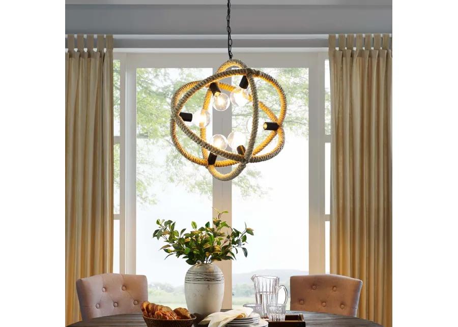 Transpose Rope Pendant Chandelier