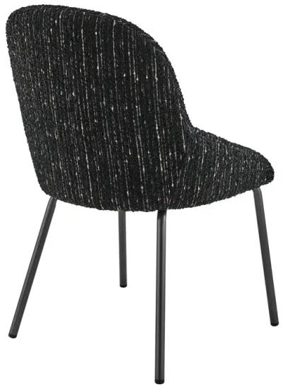 Katrisa KD Fabric Dining Side Chair, Zenith Black