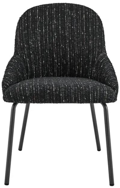 Katrisa KD Fabric Dining Side Chair, Zenith Black