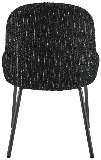 Katrisa KD Fabric Dining Side Chair, Zenith Black