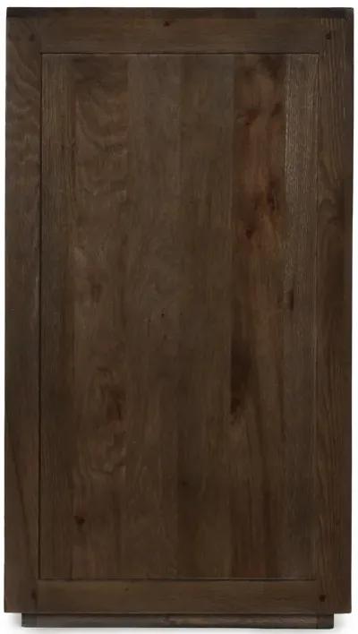 Bradley Oak Wood 2Dr Cabinet Landmark Brown