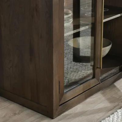 Bradley Oak Wood 2Dr Cabinet Landmark Brown