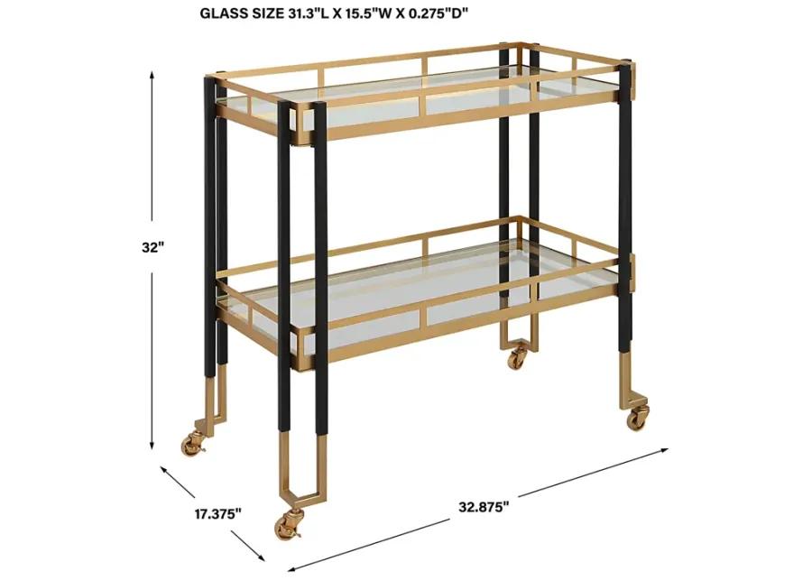 Kentmore Modern Bar Cart